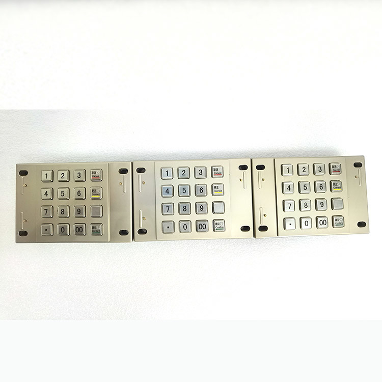 کیوسک پرداخت DES 3DES ATM Pin Pad PCI 4.0 دارای 16 کلید رمزگذاری شده