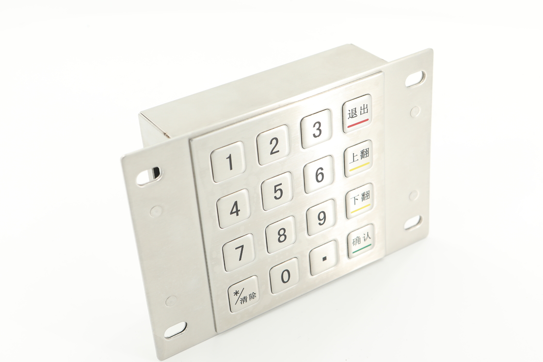 3.6N Keycaps رمزگذاری شده پین ​​پد 10 عددی کلیدهای PCI 4.0 صفحه کلید دستگاه ATM