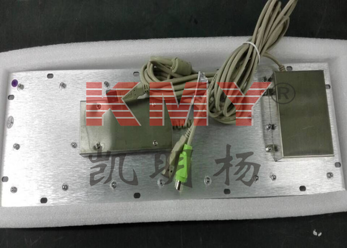 صفحه کلید فلزی کیوسک استاندارد 65 کلیدی با دستگاه اشاره گر و درگاه USB