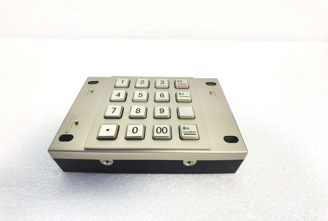 RoHS FCC 87.5 X 91.5mm 1.2KG ATM Pin Pad Bank Keypad Machine